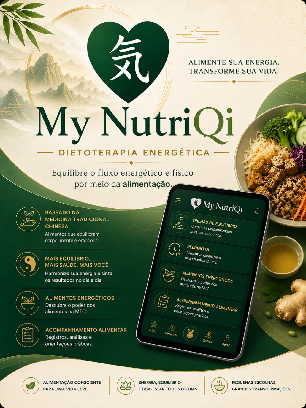 Aplicativo My NutriQi — Dietoterapia Energética