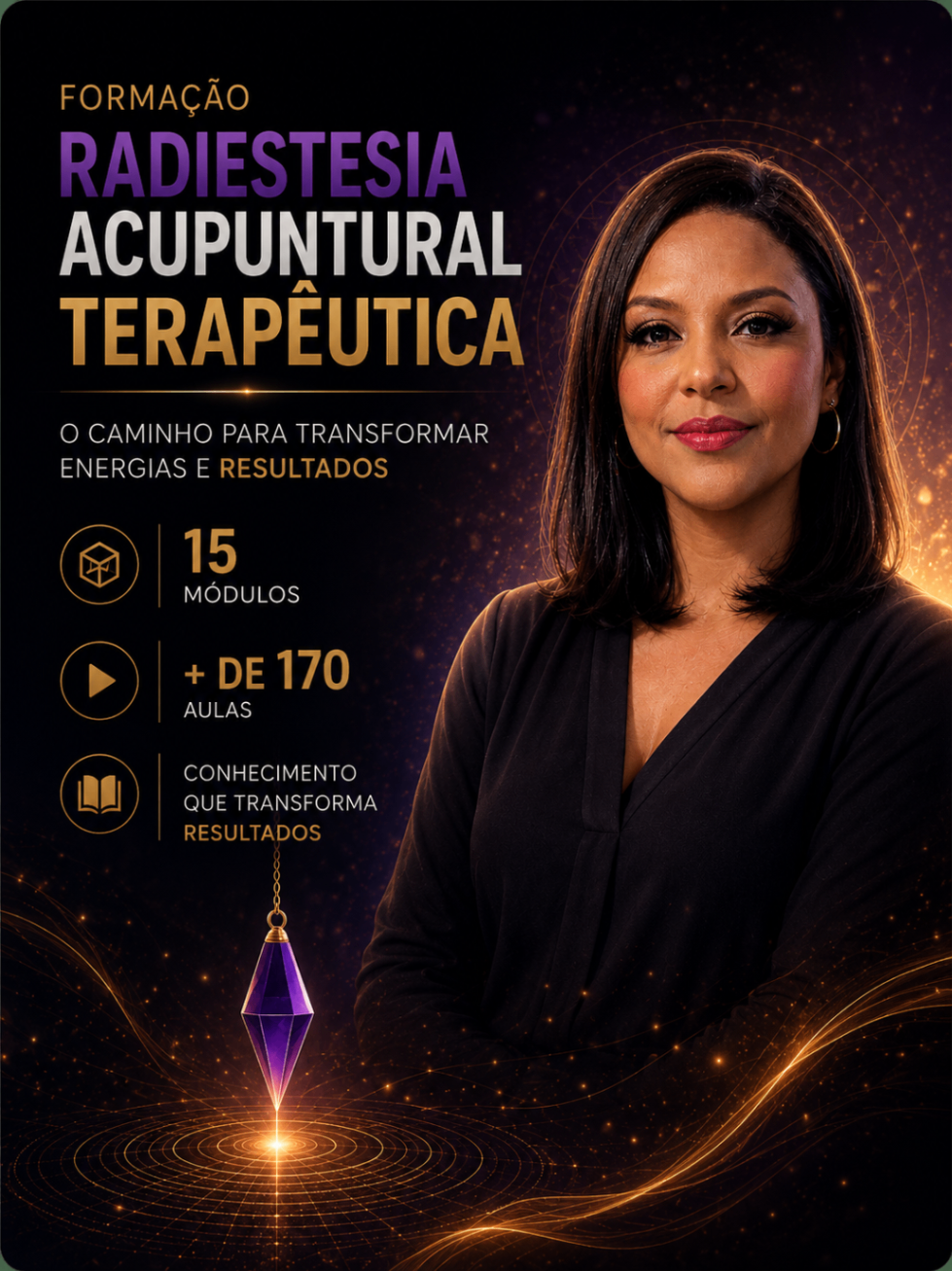 Formação Radiestesia Acupuntural Terapêutica